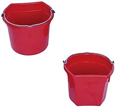 Tuffrider Water/Feeding Bucket – Red-8QT