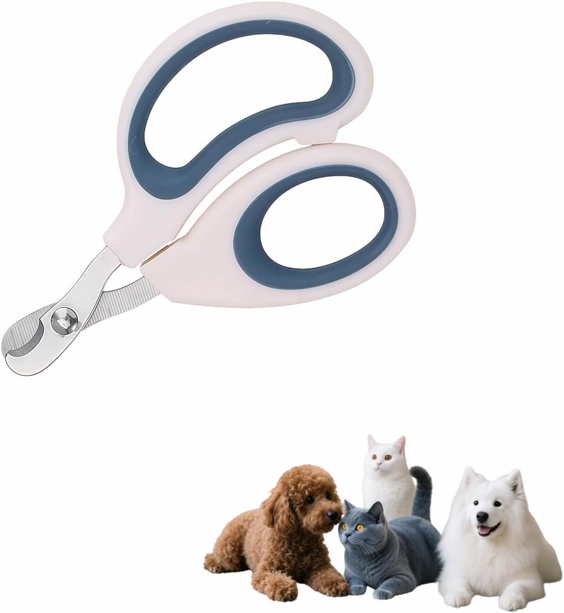 Professional Pet Nail Clipper for Cats, Dogs, Small Animals – Stainless Steel Sharp Trimmer | Quick, Clean, Painless Cutting | Mirror Polished Grooming Tool for Kittens, Puppies & More (Dark green)