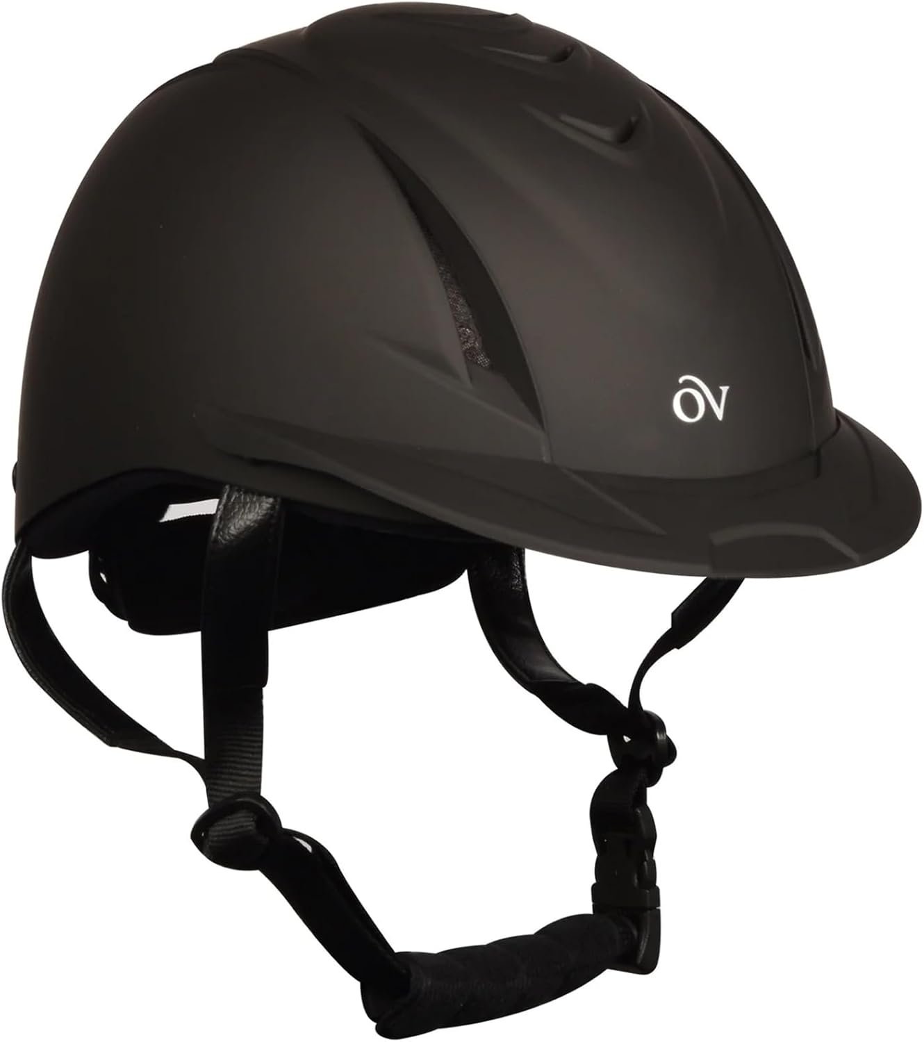 OVATION Adult Deluxe Schooler Riding Helmet – Lightweight Breathable Adjustable Equestrian Safety Helmet w/Removable Liner