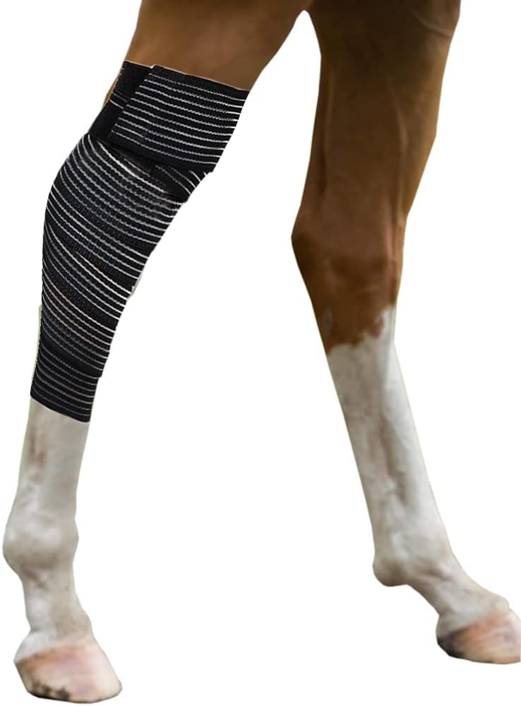 Elastic Polo Leg Wrap Compression Bandage for Horses, Dogs, Cats, Sheep, Cow, Dog Wound Care, Vet Wrap