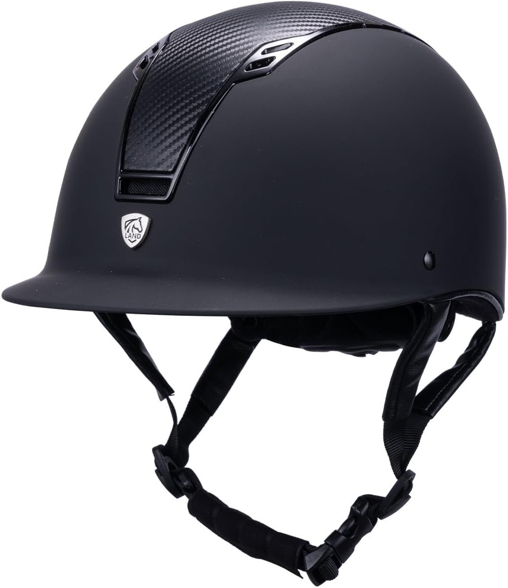 Land Helmets Stella Equestrian Helmet – ASTM/SEI F1163-23 & EN 1384 Certified Horse Riding Helmet – Comfortable, Lightweight & Stylish