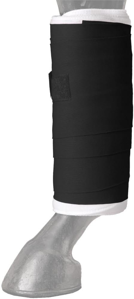Tough-1 Standing Wraps 4 Pk – Black – 5.5″x12ft