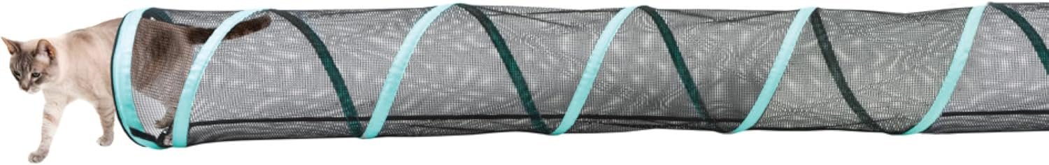 Kitty City Catio Outdoor 20′ Cat Tunnel – 20‑Foot Cat‑Sized Play Tunnel, 11” Diameter, Modular Catio Connector for Cats & Small Pets