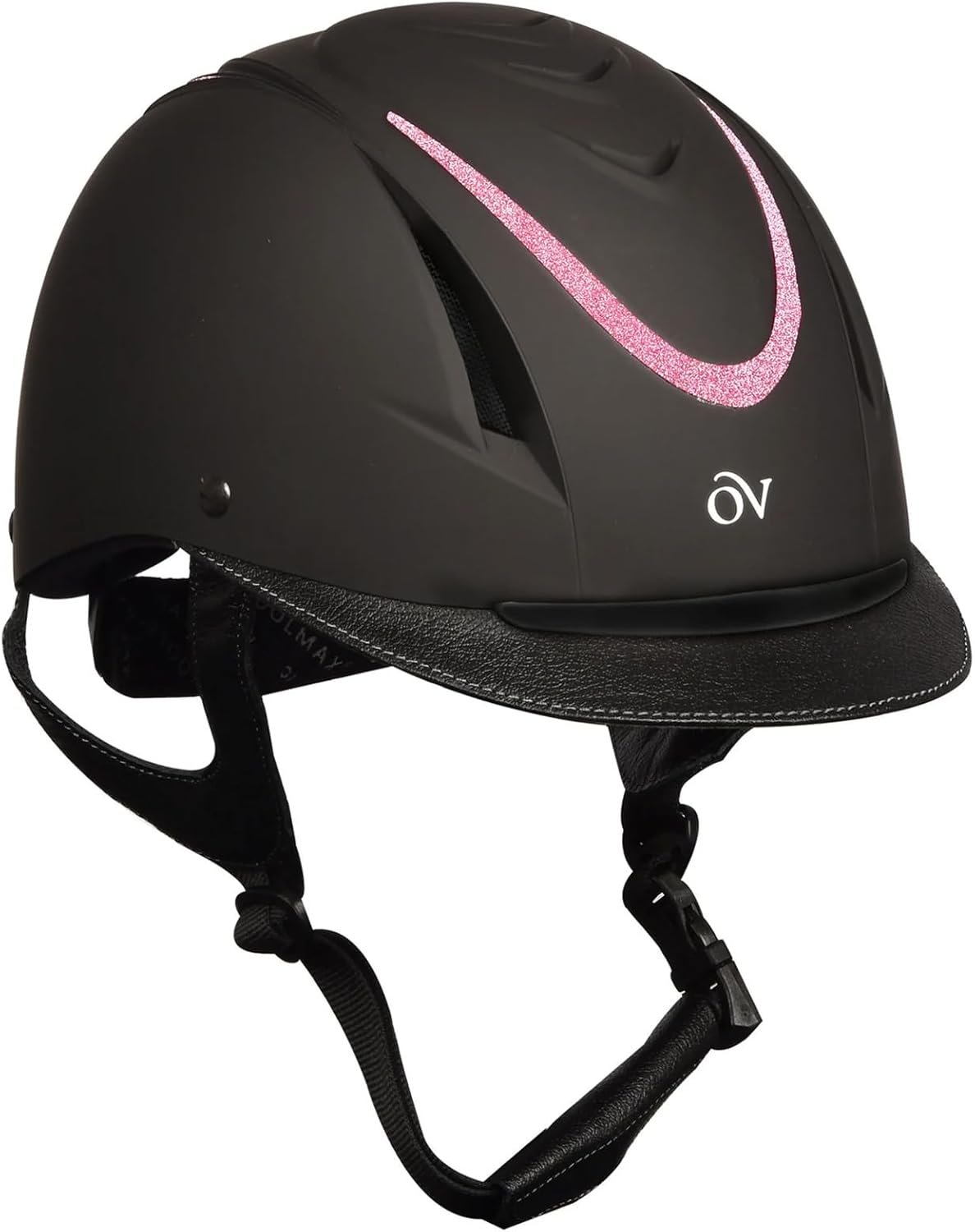 OVATION Unisex Z-6 Glitz II Riding Helmet – Durable Adjustable Equestrian Safety Helmet w/Removable Liner & High-Flow Vents