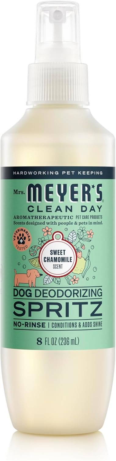 MRS. MEYER’S Clean Day Dog Deodorizing Spray, Sweet Chamomile Scent, 8oz