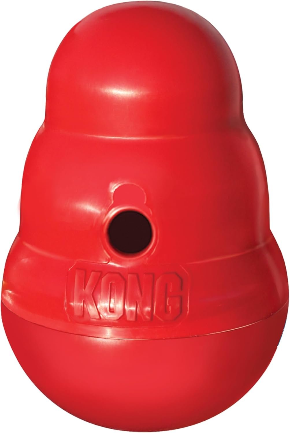 KONG Wobbler – Interactive Dog Toy for Treat Dispensing – Dog Slow Feeder for Healthy Eating – for Medium/Large Dogs