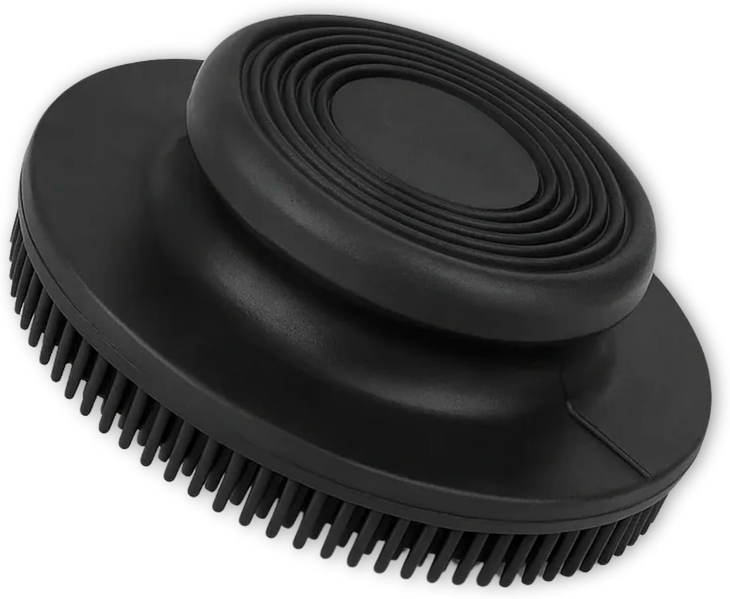 LBH MARKET Horse Face Grooming Brush – Soft Rubber Curry Comb for Gentle Muzzle & Ear Care – 3″ Compact Brush for Sensitive Horse Face & Head Areas