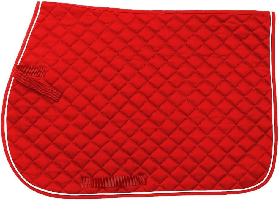 Tough 1 EquiRoyal Square Quilted Cotton Comfort English Saddle Pad