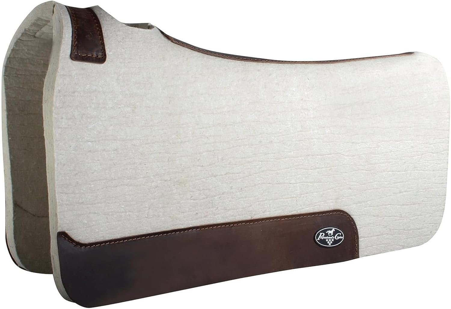 Professional’s Choice 100% Steam-Pressed Wool Felt Saddle Pad | Western Moisture & Sweat Wicking Saddle Pad with Soft Felt Bottom