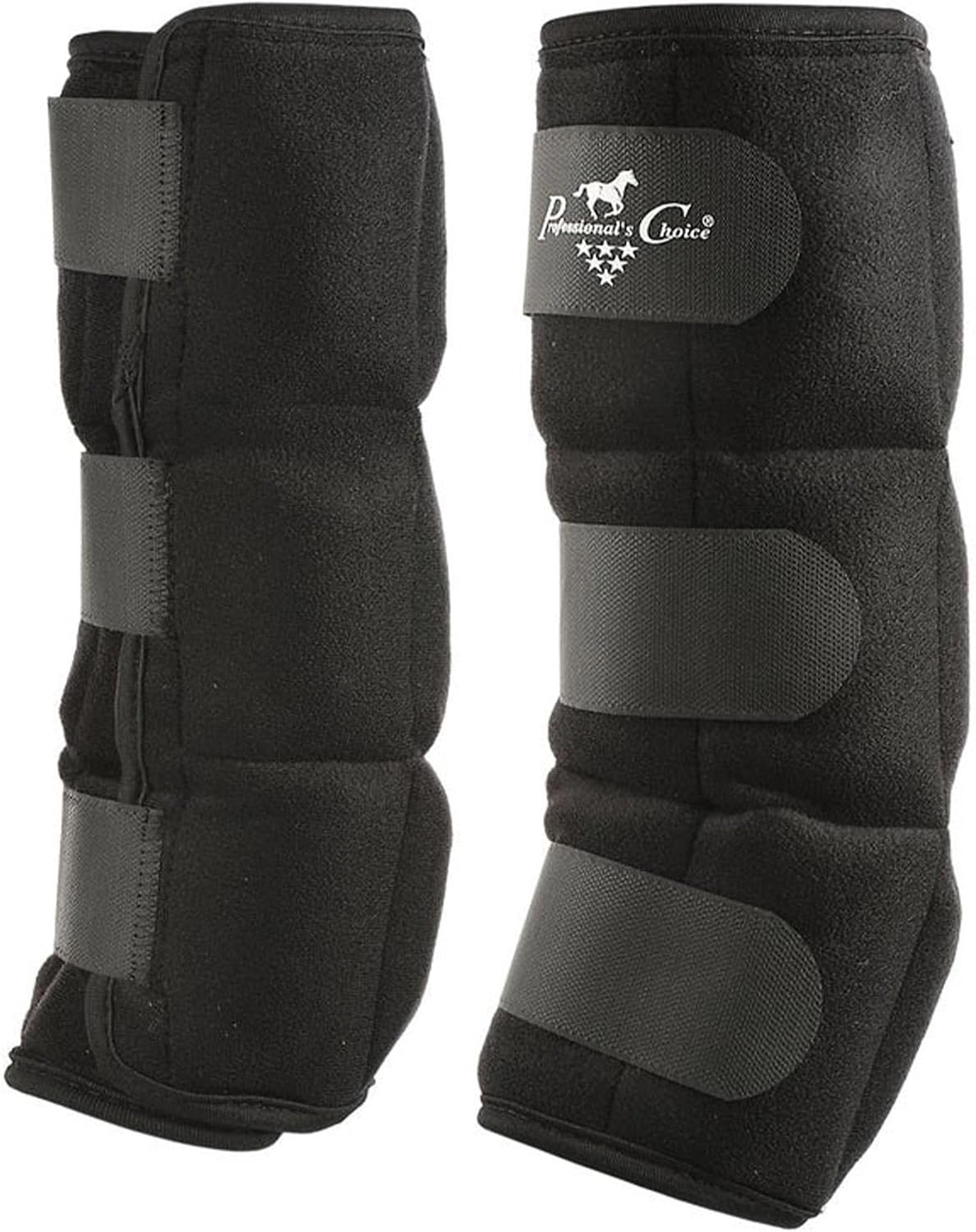 Professional’s Choice Ice Boots – Equine Cold Therapy Leg Wraps with Gel Pockets, Suspensory Strap and Mesh Carry Bag, Pair