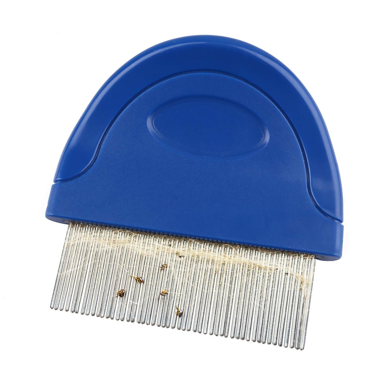 Prime Pets Flea Comb for Dogs and Cats, Stainless Steel Pet Grooming Comb for Flea Checks, Dander, Loose Hair and Tear Stain Debris