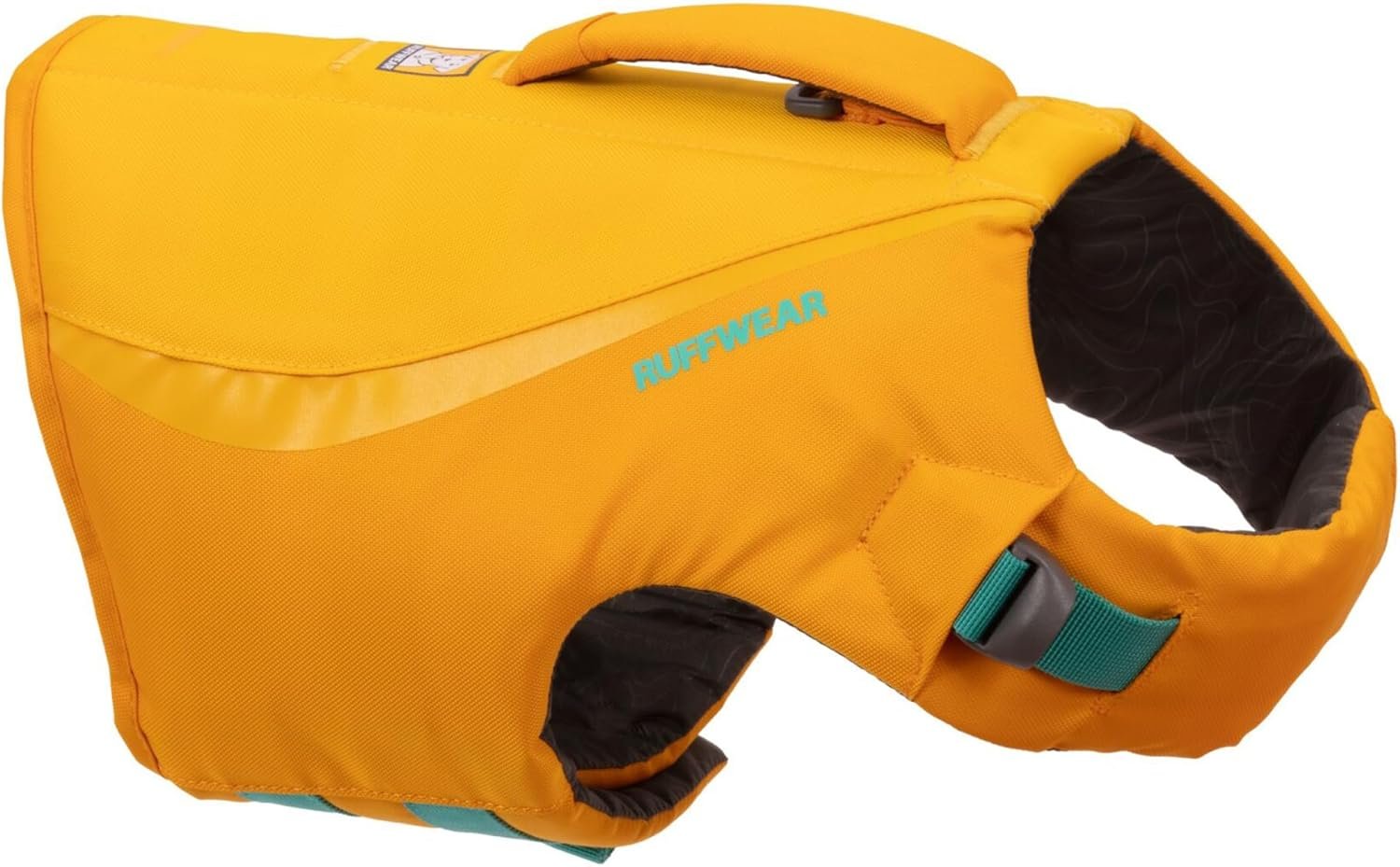 Ruffwear, Float Coat Dog Life Jacket, Premium Buoyancy Swim Vest with Lift Handle, Secure Fit & Reflective Trim, Adjustable Flotation for Swimming, Boating, & Outdoor Adventures, Wave Orange, Large