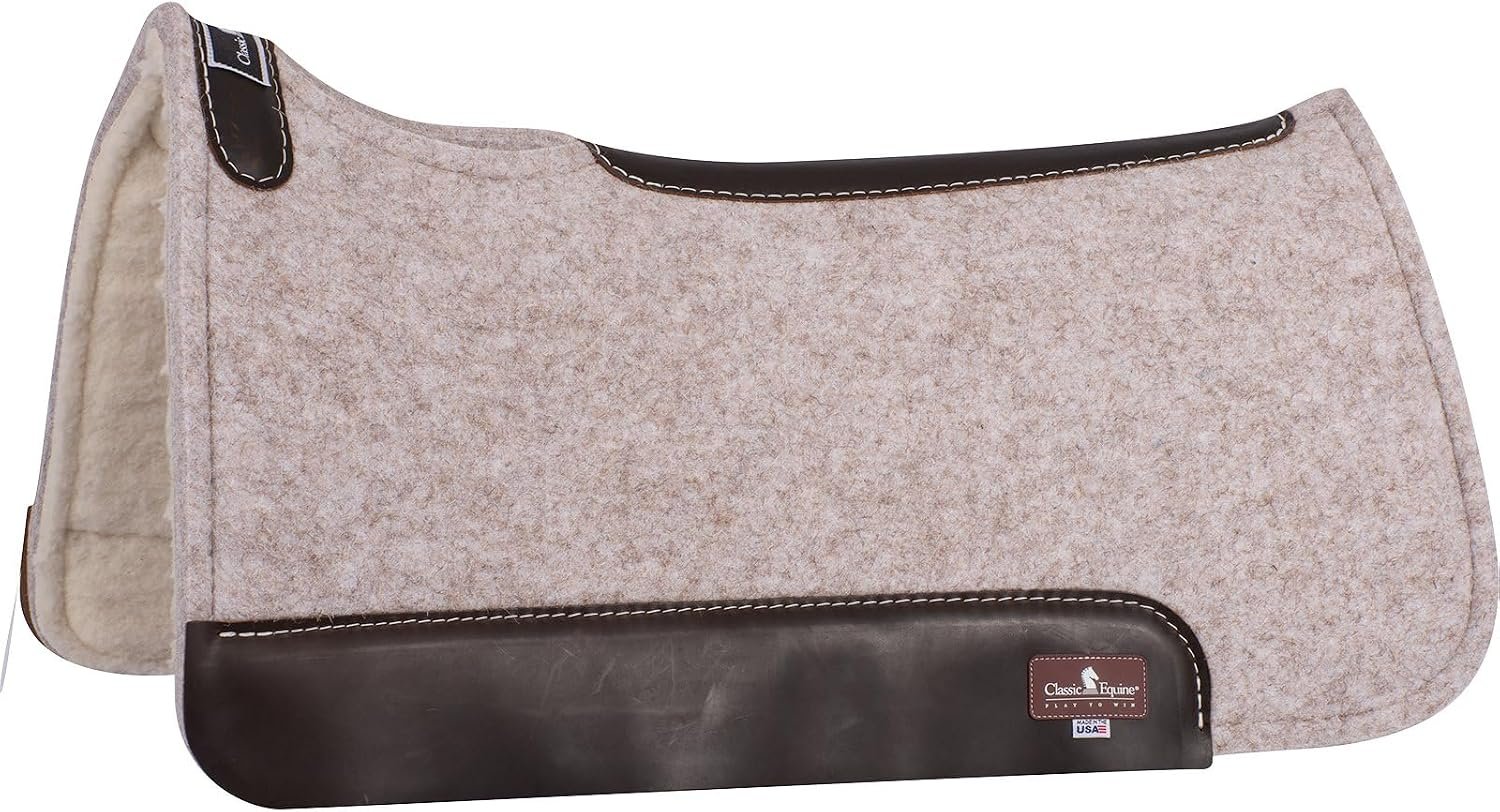Classic Equine Orthopedic Felt/Fleece Pad, 3/4-inch, Tan
