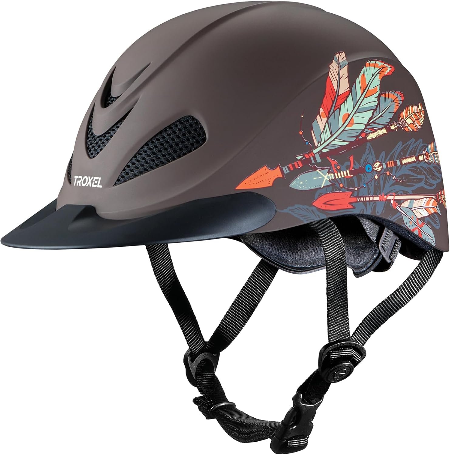 Troxel Rebel Bold Horse Riding Helmet, Low-Profile, Light, Adjustable Design, Safety Horseback Riding Gear, Small (6-5/8 – 7), Arrow