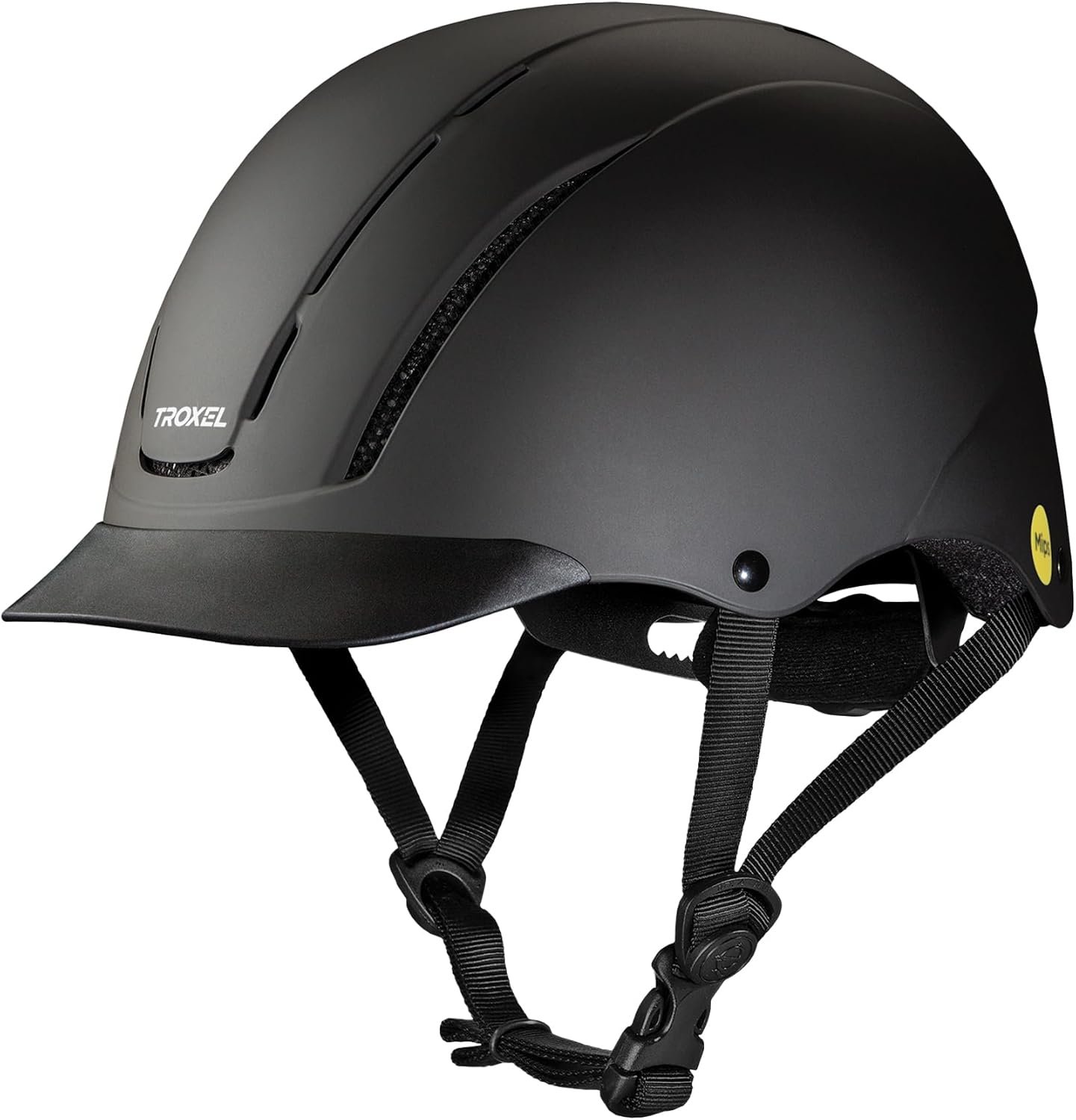 Troxel Spirit with MIPS Technology Full Coverage Horse Riding Helmet, Horseback Riding Gear for Equestrians, Extra Small/Youth (6-1/4-6-1/2), Black Duratec