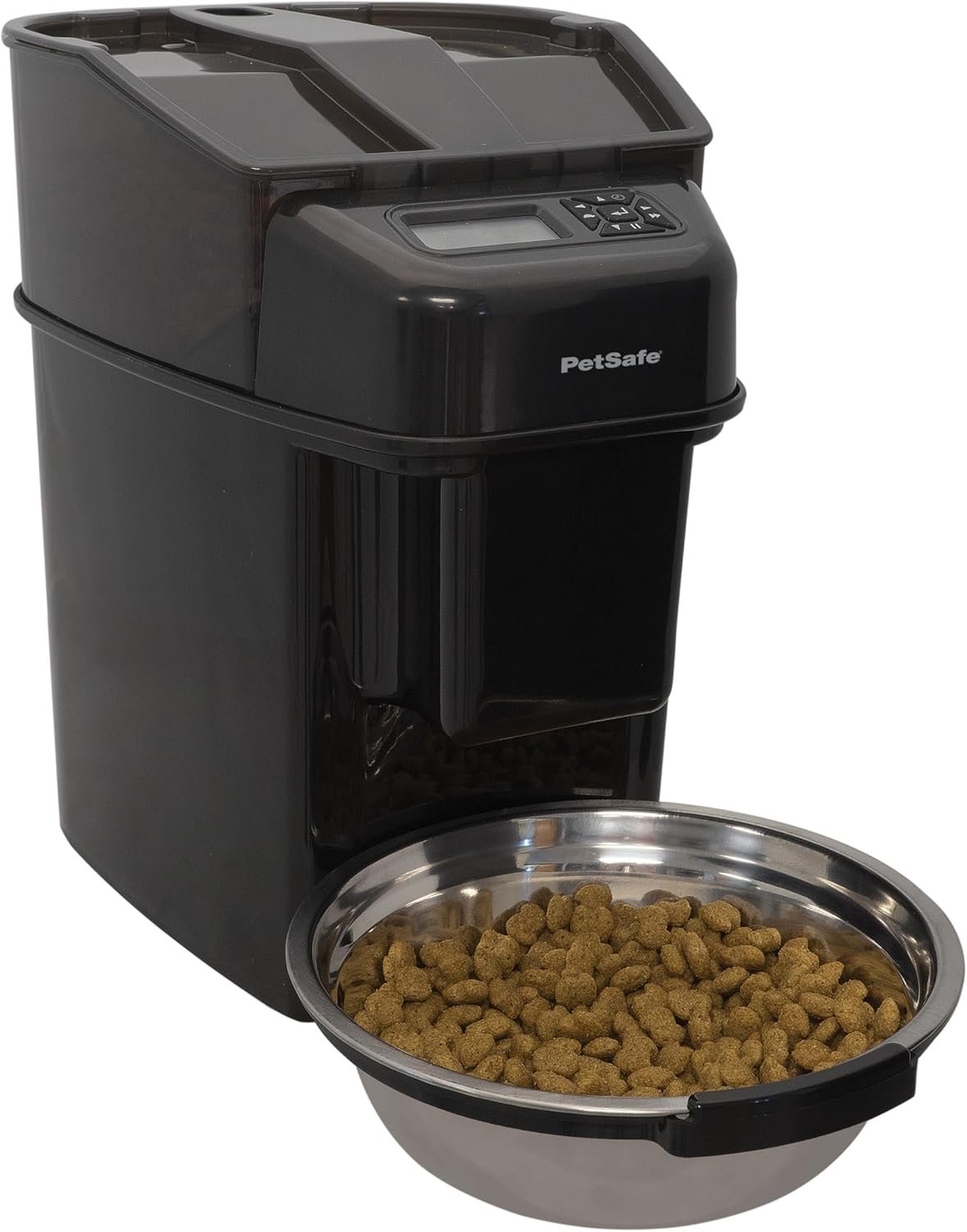 PetSafe Automatic Cat Feeder – Healthy Pet Simply Feed – Automatic Pet Feeder for Cats & Dogs – Timed Pet Feeder with Programmable Portion Control – Holds 24 Cups of Dry or Semi-Moist Dog or Cat Food