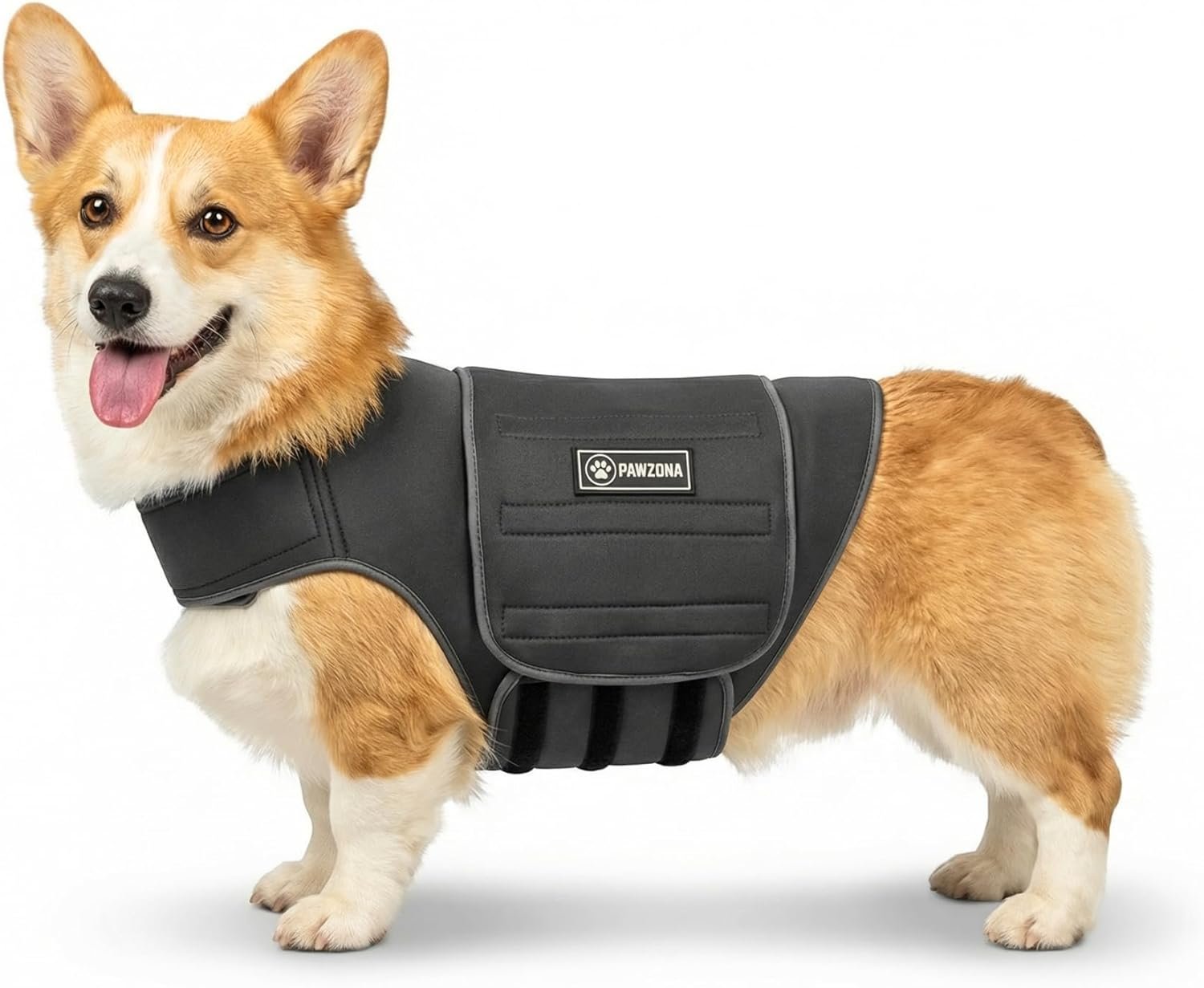 Dog Anxiety Vest – Calming Vest & Compression Shirt for Dogs, Helps with Stress, Separation Anxiety & Thunder, Comfortable & Breathable Jacket Alternative (Small)