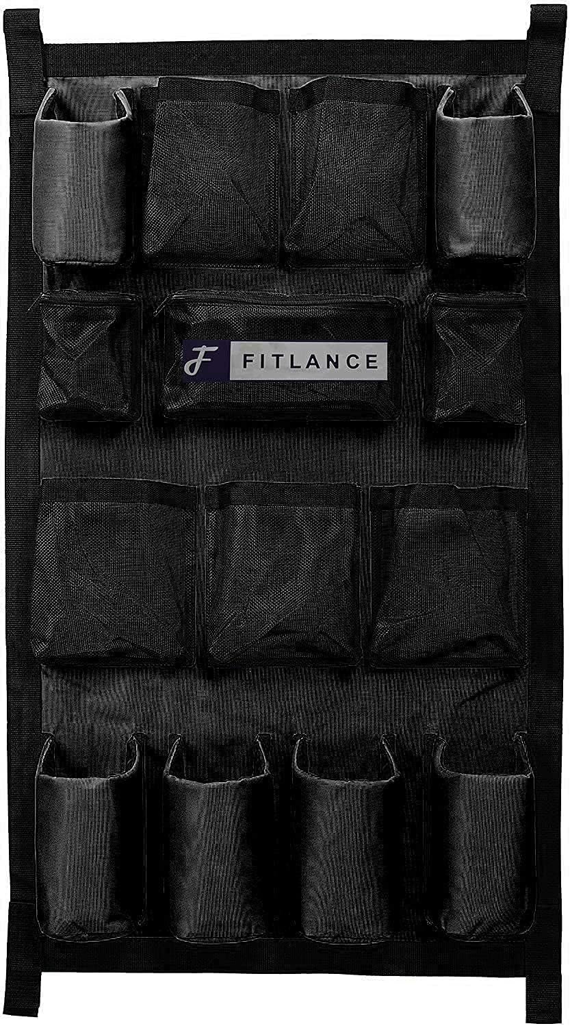 Equine Long Trailer Door Caddy – Horse Trailer Door Caddy Grooming Bag Stall Organizer – Horse Equipment Trailer Door Caddy Storage Bag – Trailer Grooming Bag Door Caddy Organizer