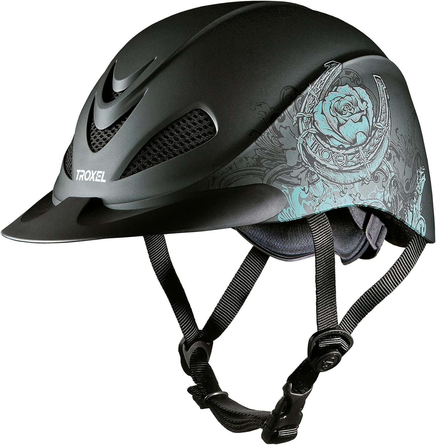 Troxel Rebel Bold Horse Riding Helmet, Low-Profile, Light, Adjustable Design, Safety Horseback Riding Gear