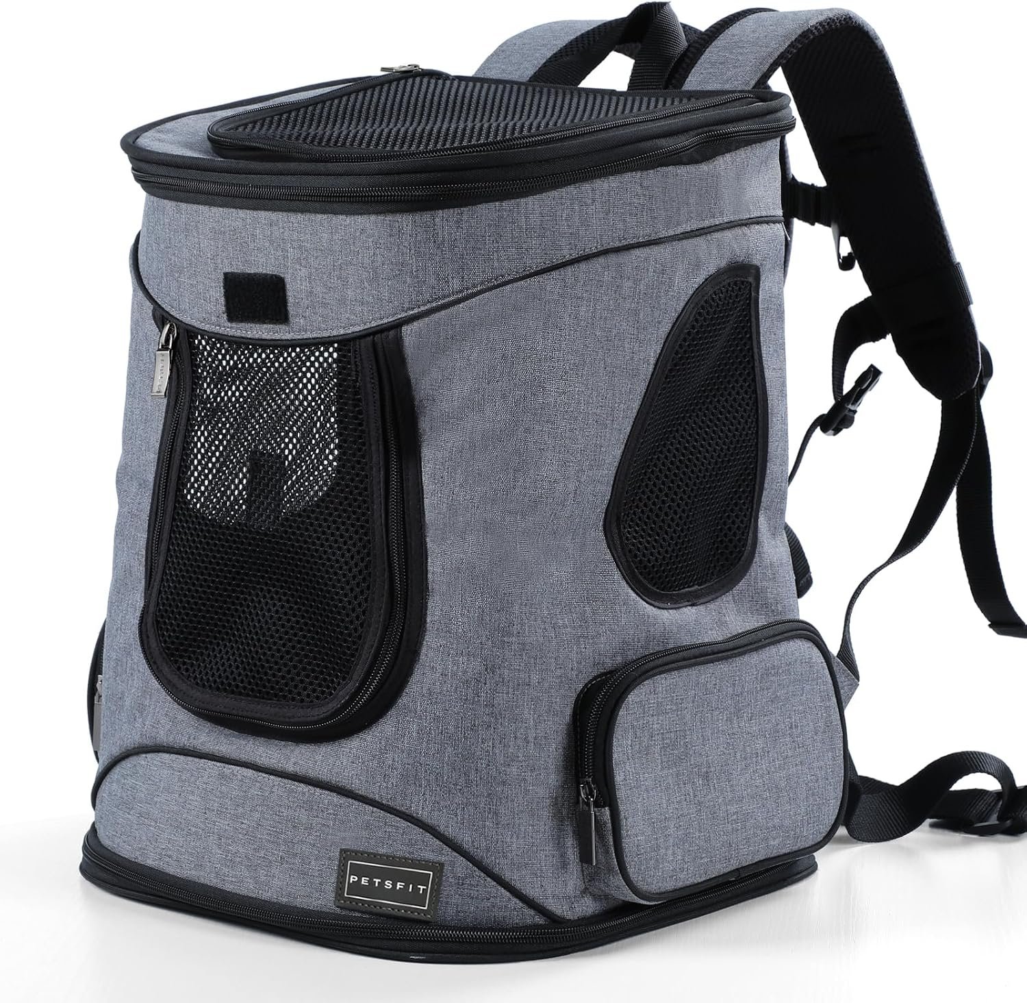 Petsfit Pet Backpack Carrier with Upgrade Waist Cushion Design to Better Fit the Waist, Suitable for Small and Medium Cats, and Rabbits up to 18 Pounds