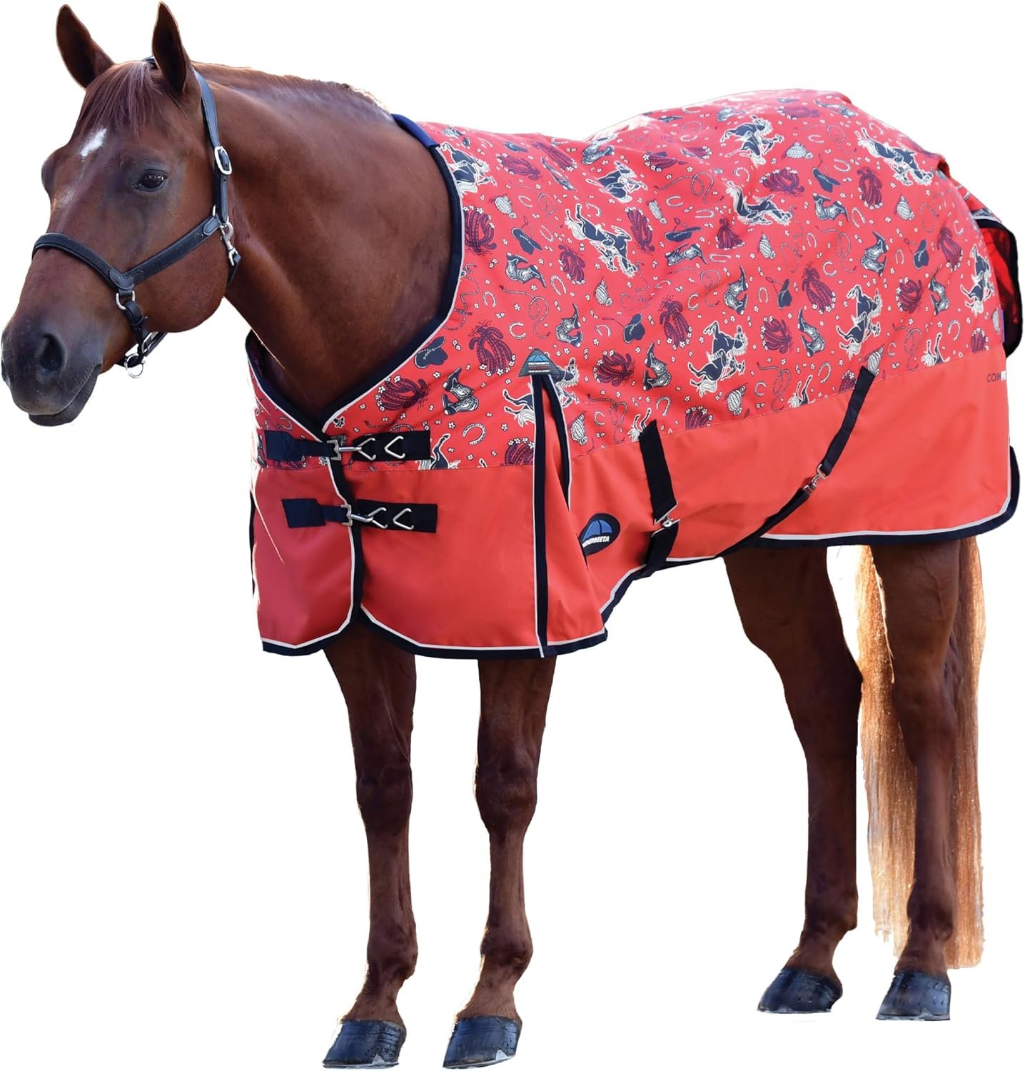WeatherBeeta ComFiTec Essential Turnout 220g, Rodeo Print, 78″