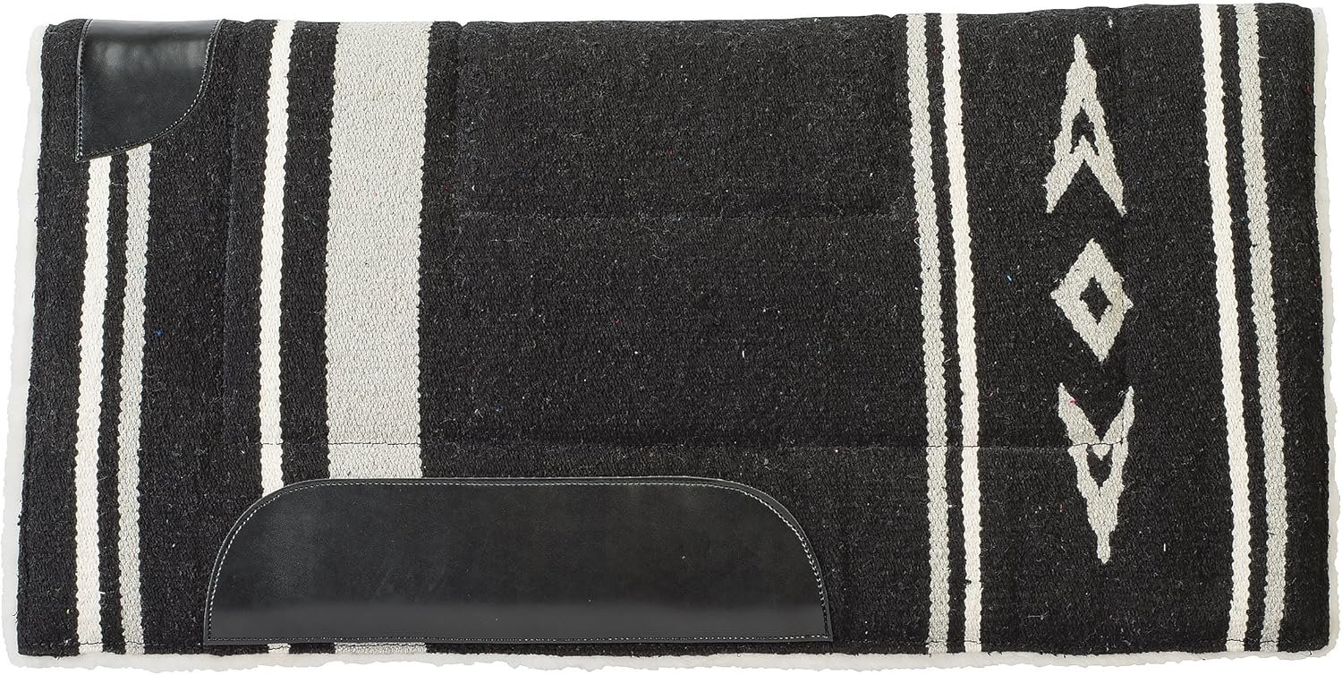 Weaver LeatherWeaver Leather Fleece Lined Acrylic Saddle Pad, 32″ x 32″, Blue
