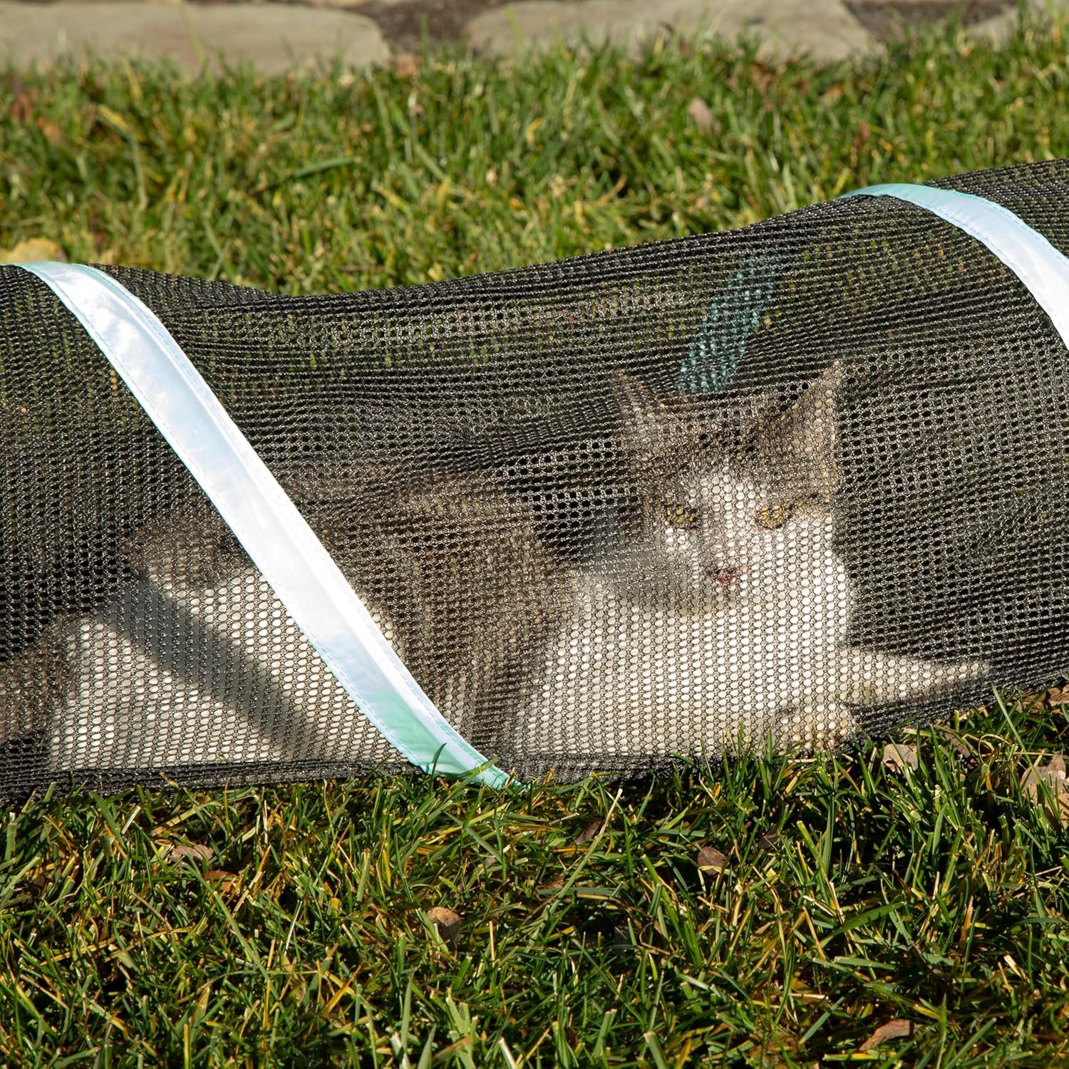 Kitty City Outdoor Catio Furniture and Play Kits for Cats, 10′ Tunnel/Medium